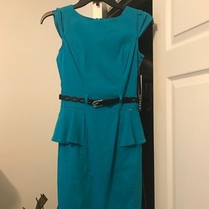 XOXO Belted Peplum Dress💃🏽